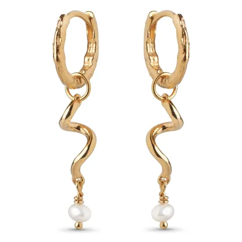 Enamel Twist rengas  kullattua hopeaa