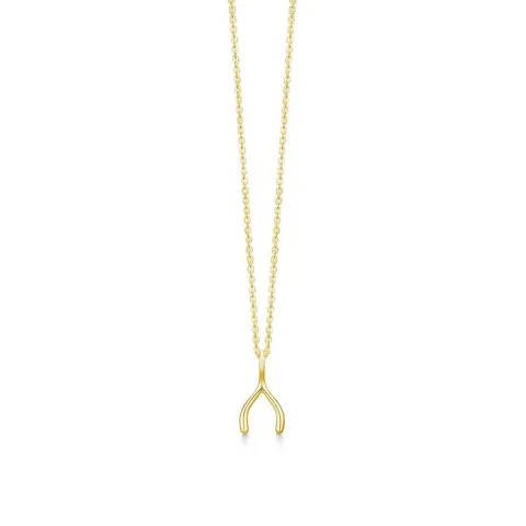 ID Fine IDN004GD Wishbone kaulaketju kullattua hopeaa