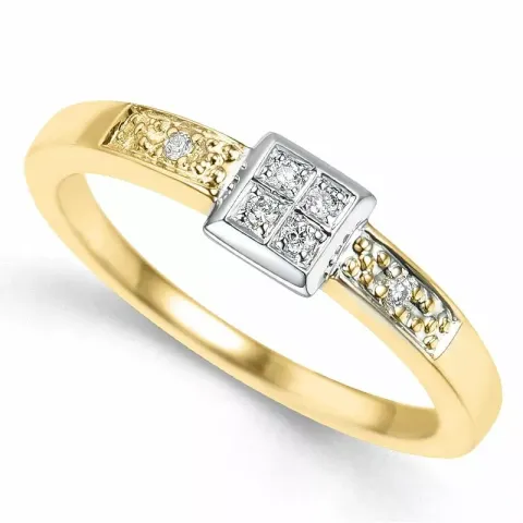 näytepakkaukset 9 karaatin kulta ja valkokultaa 0,04 ct