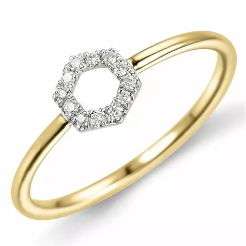 Näytepakkaukset 9 karaatin kulta ja valkokultaa 0,06 ct