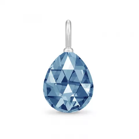Julie Sandlau kristalli riipus  hopeaa sininen kristalli