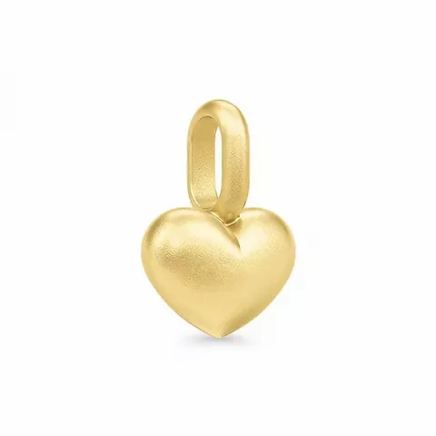 Julie Sandlau sydän riipus  hopeaa, jossa 22 karaatin kultaus