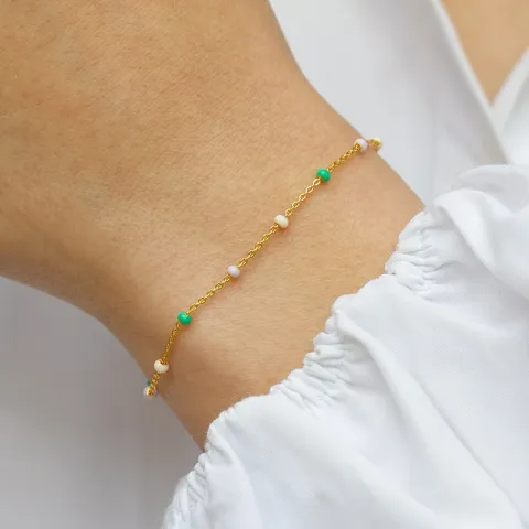 Enamel Lola Wilderness rannekoru kullattua hopeaa