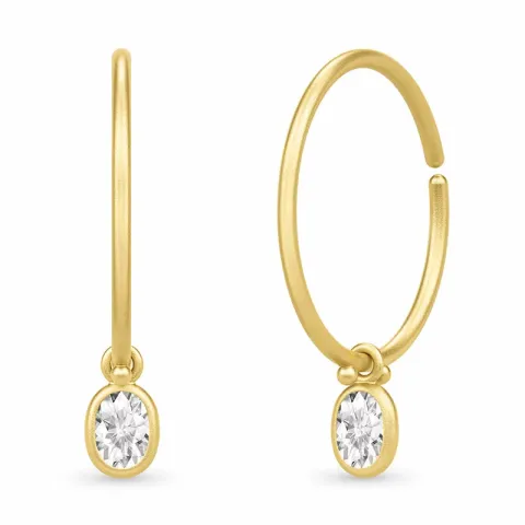 Julie Sandlau zirkoni rengas  kullattua hopeaa valkoinen zirkoni