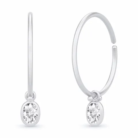 Julie Sandlau zirkoni rengas  rodinoitua hopeaa valkoinen zirkoni