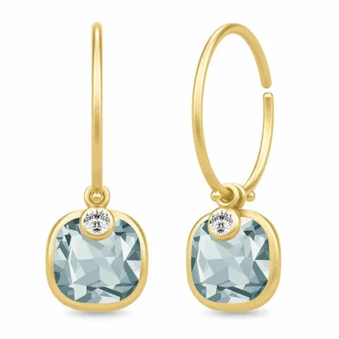 Julie Sandlau kristalli rengas  kullattua hopeaa harmaa kristalli valkoinen zirkoni