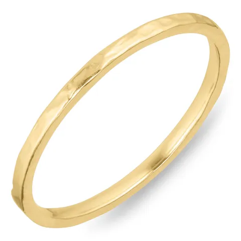 lasten Simple Rings sormus kullattua hopeaa