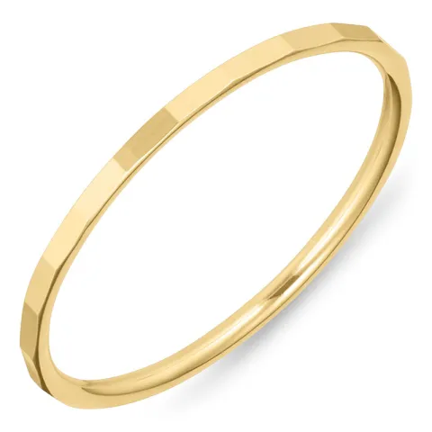 lasten Simple Rings sormus kullattua hopeaa