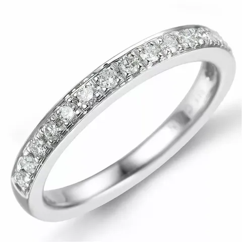 näytepakkaukset timanttisormus 14 karaatin valkokultaa 0,26 ct