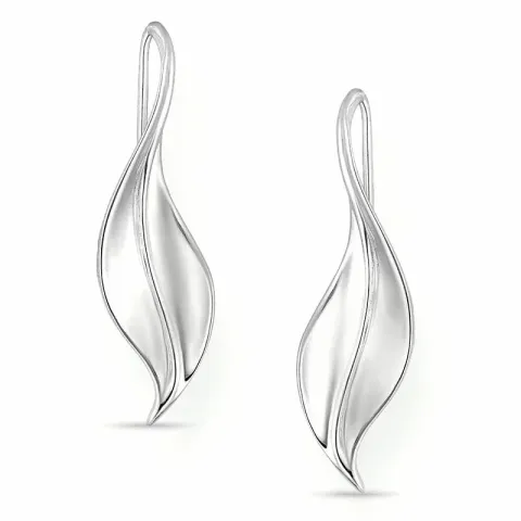 näytepakkaukset lehti korvarenkaat  hopea