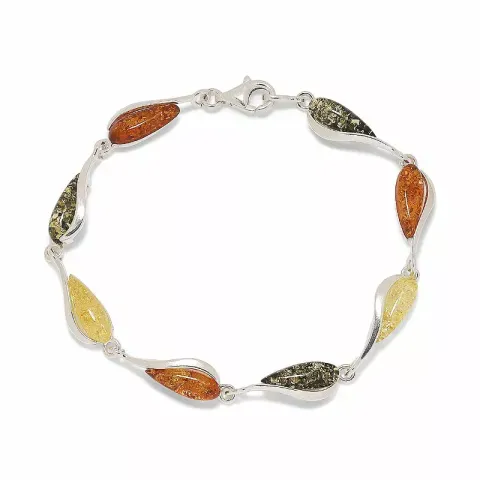 näytepakkaukset pisara meripihka rannekoru hopeaa riipus hopeaa