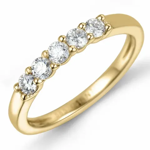 näytepakkaukset timantti alianssisormus 14 karaatin kultaa 0,33 ct