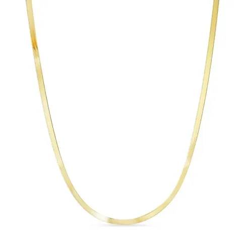 näytepakkaukset käärmekaulaketju kullattua hopeaa 40 plus 5 cm x  