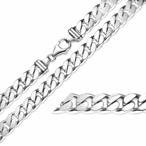 näytepakkaukset BNH panssarirannekoru hopeaa 23 cm x 9,0 mm