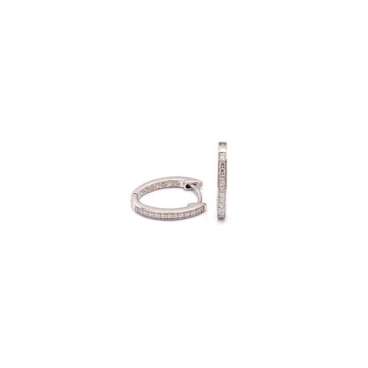 18 mm zirkoni rengas hopea