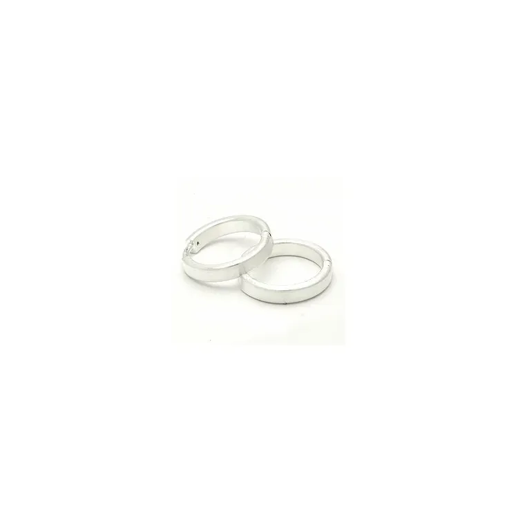 15 mm hopea korvarenkaat hopea
