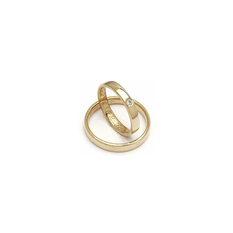 Vihkisormukset rs of scandinavia kultaa 0,02 ct