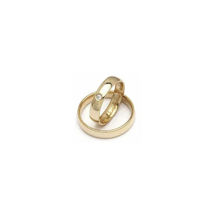 Vihkisormukset rs of scandinavia 14 karaatin kultaa 0,02 ct