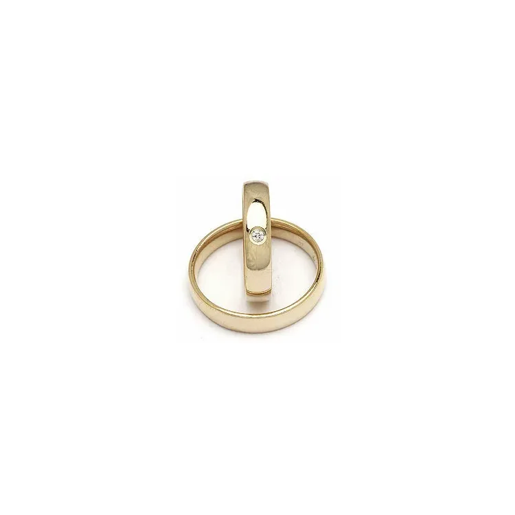 Vihkisormukset rs of scandinavia 14 karaatin kultaa 0,02 ct