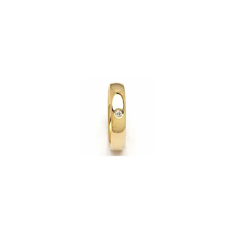 1 vihkisormus RS of Scandinavia 14 karaatin kultaa 0,02 ct