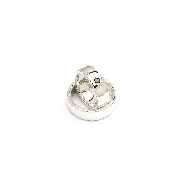 Vihkisormukset rs of scandinavia hopea 0,10 ct
