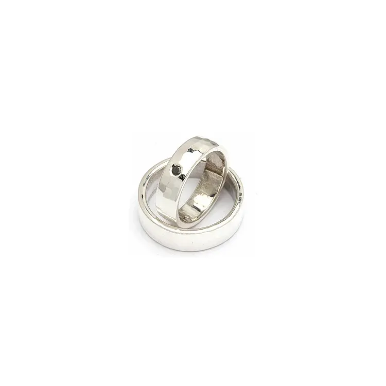 Vihkisormukset rs of scandinavia hopea 0,05 ct