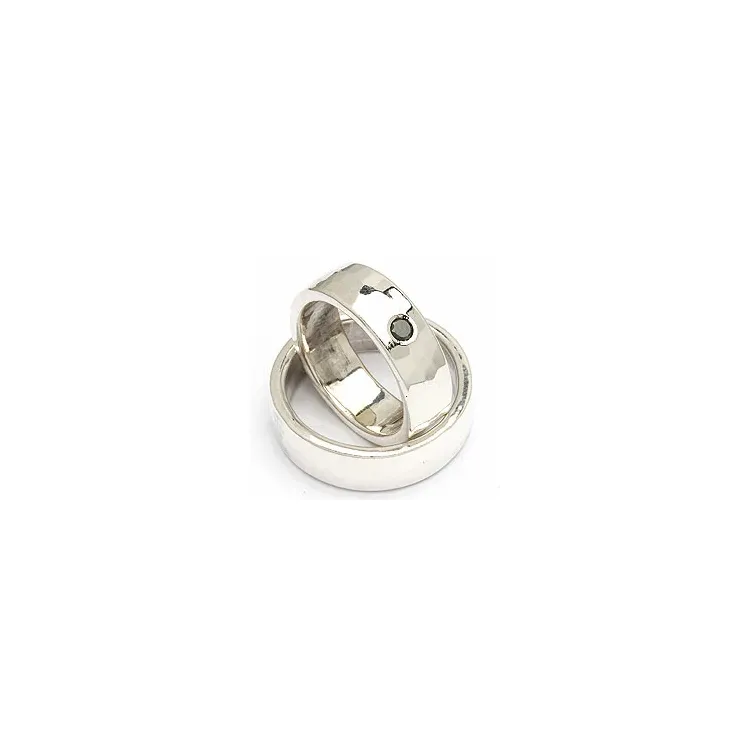 Vihkisormukset rs of scandinavia hopea 0,10 ct