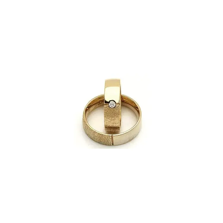 Vihkisormukset rs of scandinavia 8 karaatin kultaa 0,03 ct