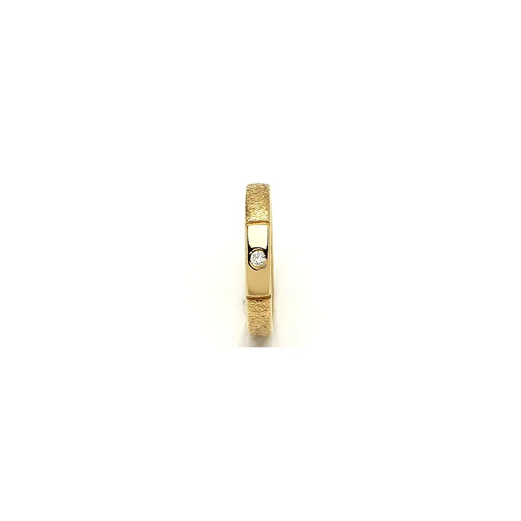 1 vihkisormus RS of Scandinavia 14 karaatin kultaa 0,02 ct