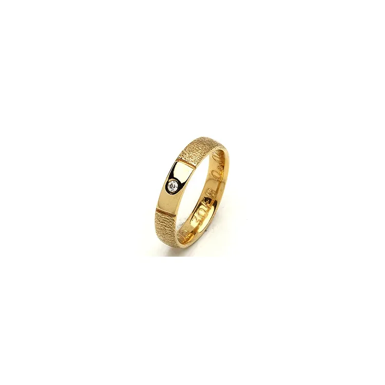 1 vihkisormus RS of Scandinavia 14 karaatin kultaa 0,02 ct
