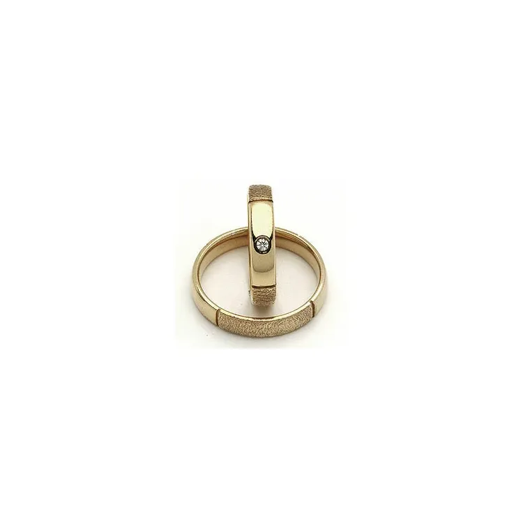 Vihkisormukset rs of scandinavia 14 karaatin kultaa 0,02 ct