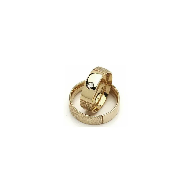 Vihkisormukset rs of scandinavia 14 karaatin kultaa 0,03 ct