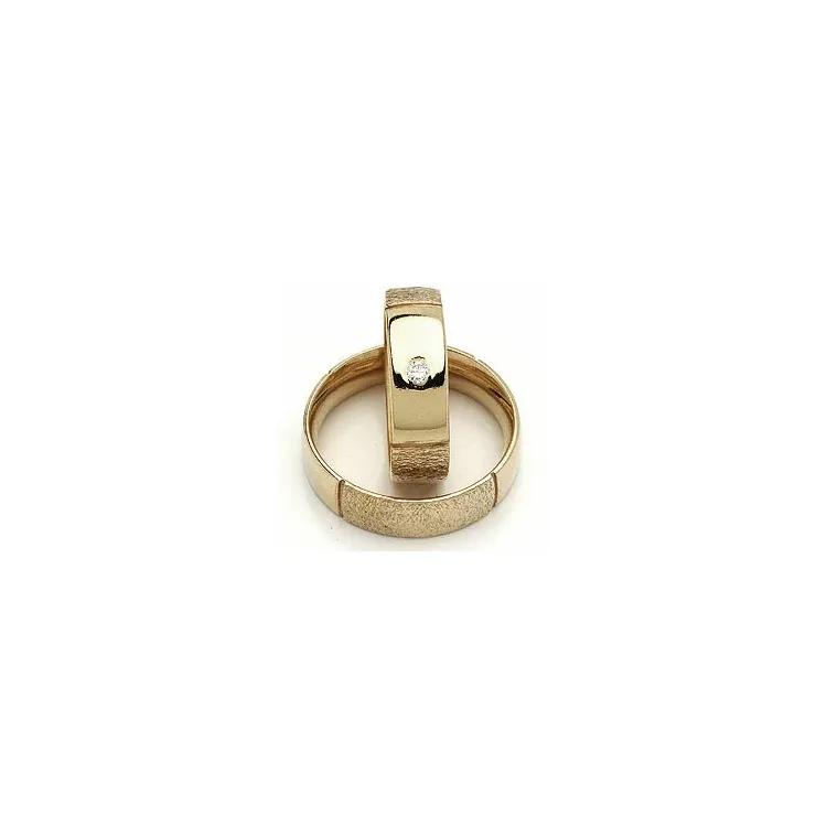 Vihkisormukset rs of scandinavia 14 karaatin kultaa 0,03 ct