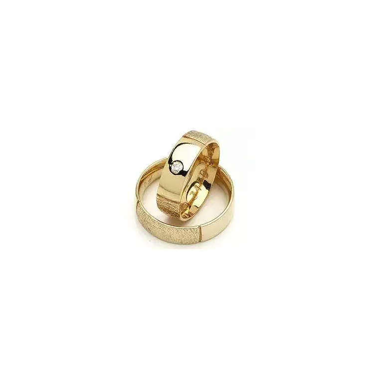 Vihkisormukset rs of scandinavia 8 karaatin kultaa 0,03 ct