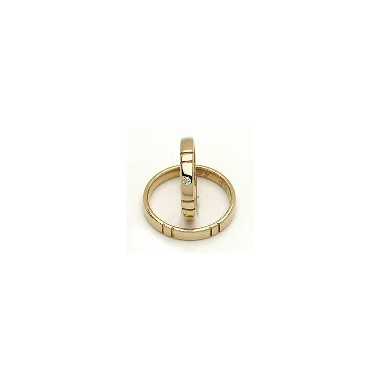 Vihkisormukset rs of scandinavia 14 karaatin kultaa 0,02 ct
