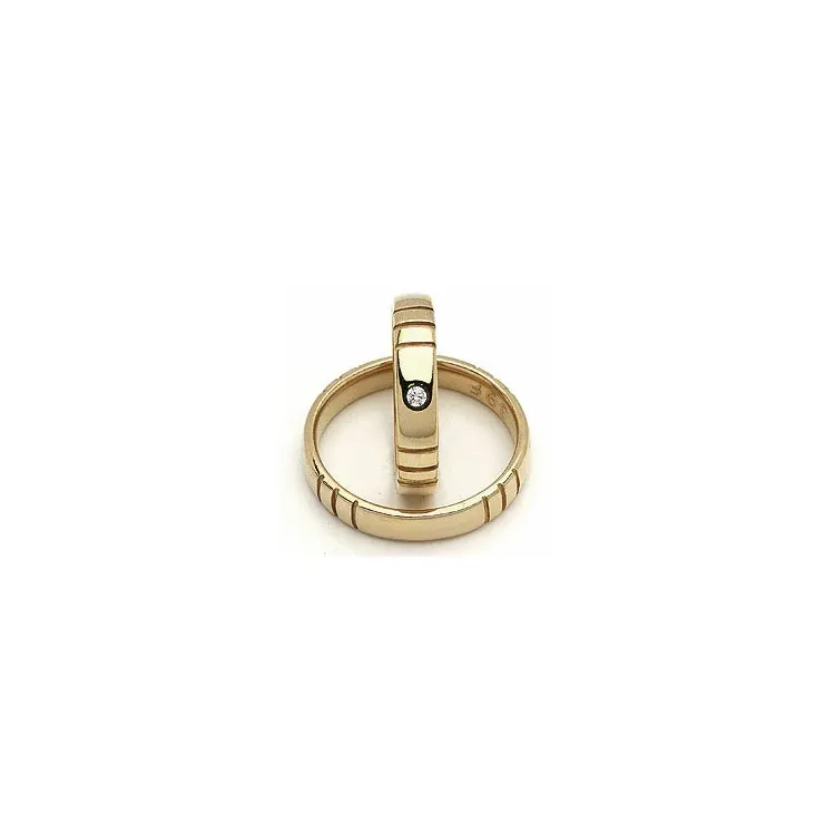 Vihkisormukset rs of scandinavia 14 karaatin kultaa 0,02 ct