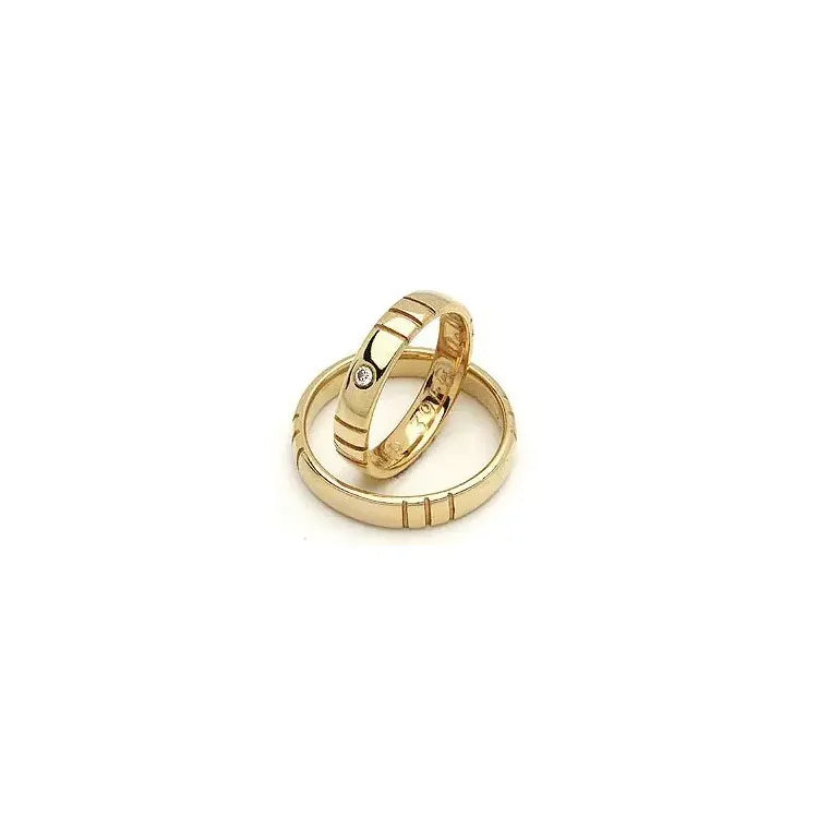 Vihkisormukset rs of scandinavia 8 karaatin kultaa 0,02 ct