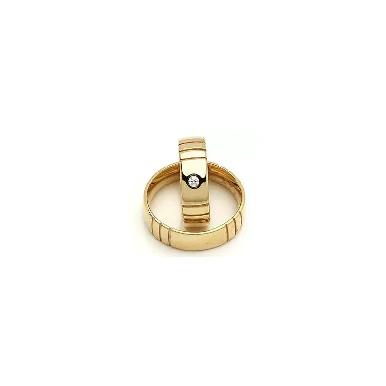 Vihkisormukset rs of scandinavia 8 karaatin kultaa 0,03 ct