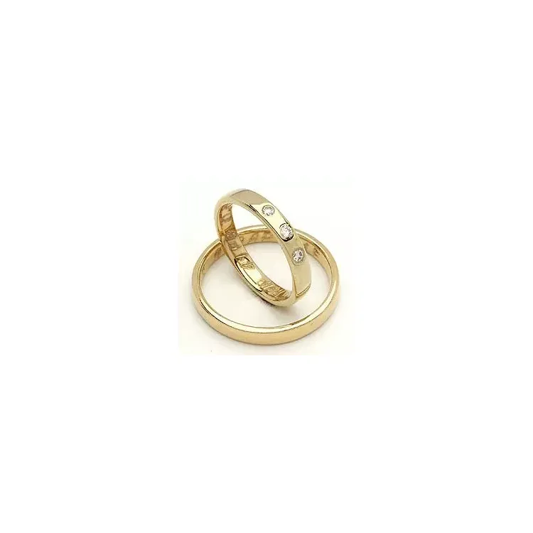 Vihkisormukset rs of scandinavia kultaa 0,06 ct