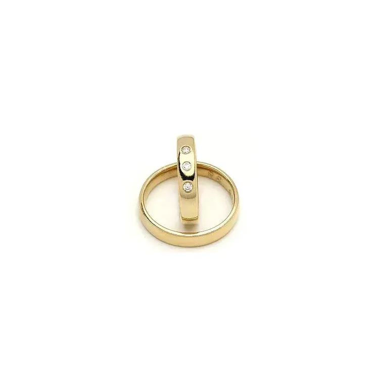 Vihkisormukset rs of scandinavia 8 karaatin kultaa 0,06 ct