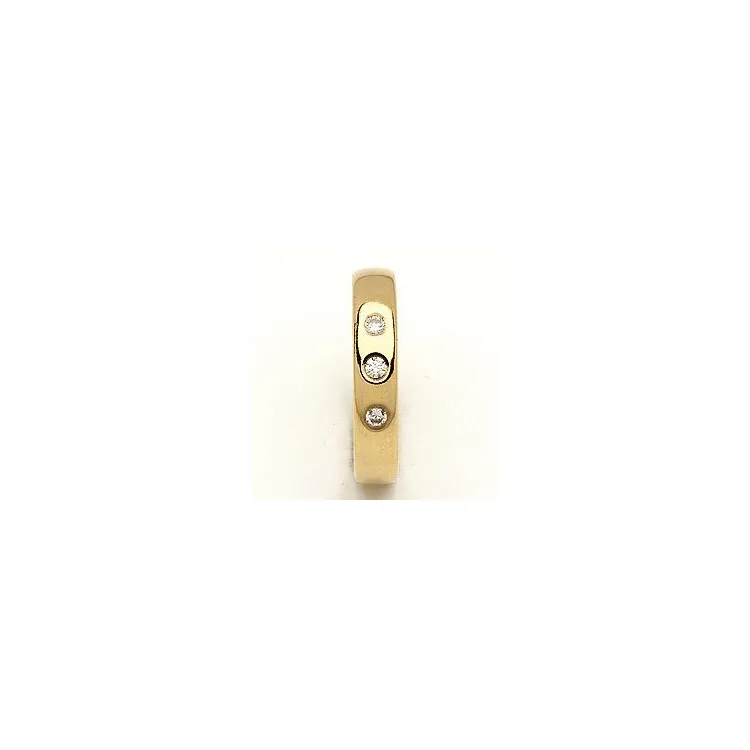 1 vihkisormus RS of Scandinavia 8 karaatin kultaa 0,06 ct
