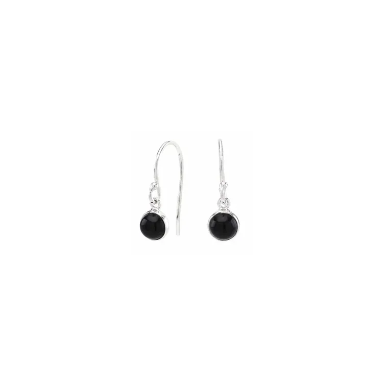 NORDAHL ANDERSEN Sweets onyx korvarenkaat hopea musta onyx