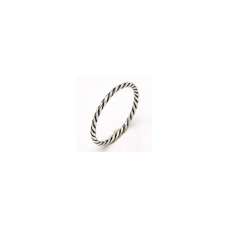 Kiiltävä Simple Rings sormus  oksidoitua sterlinghopeaa