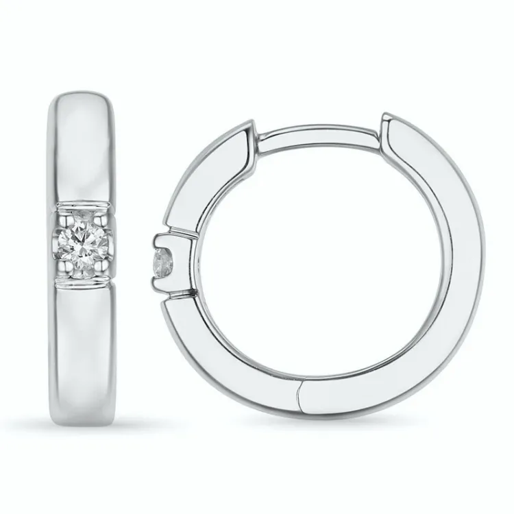 13 mm timantti rengas 14 karaatin valkokultaa kanssa timantti 