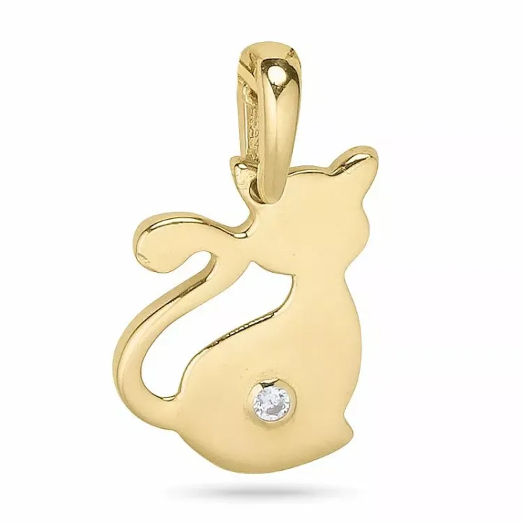 kissat riipus 9 karaatin kultaa - Gold Collection