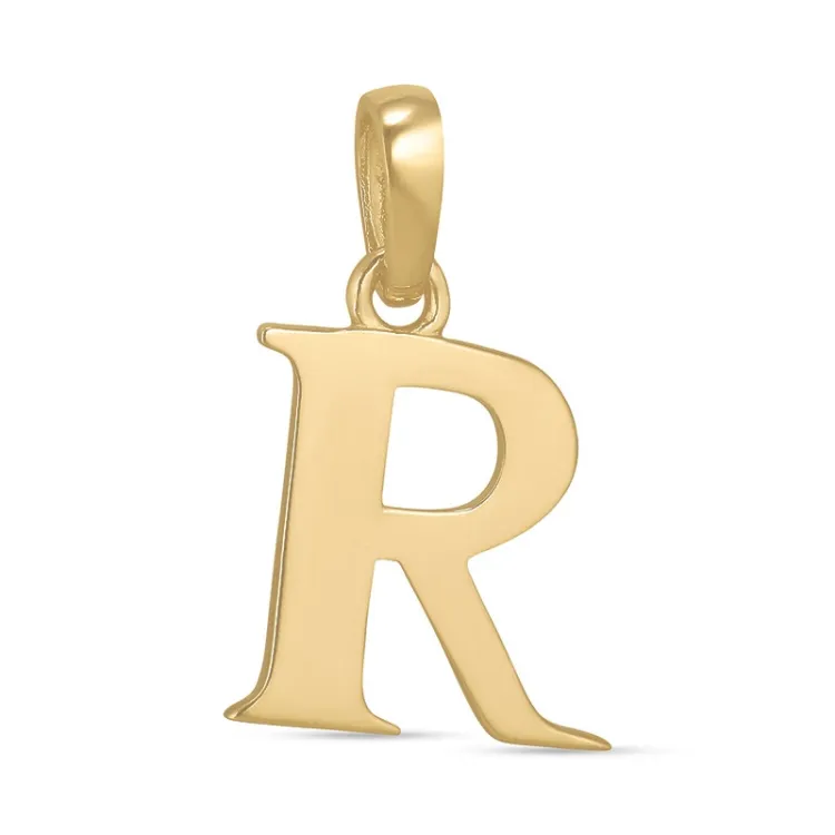 r-kirjain riipus  9 karaatin kultaa - My Letter