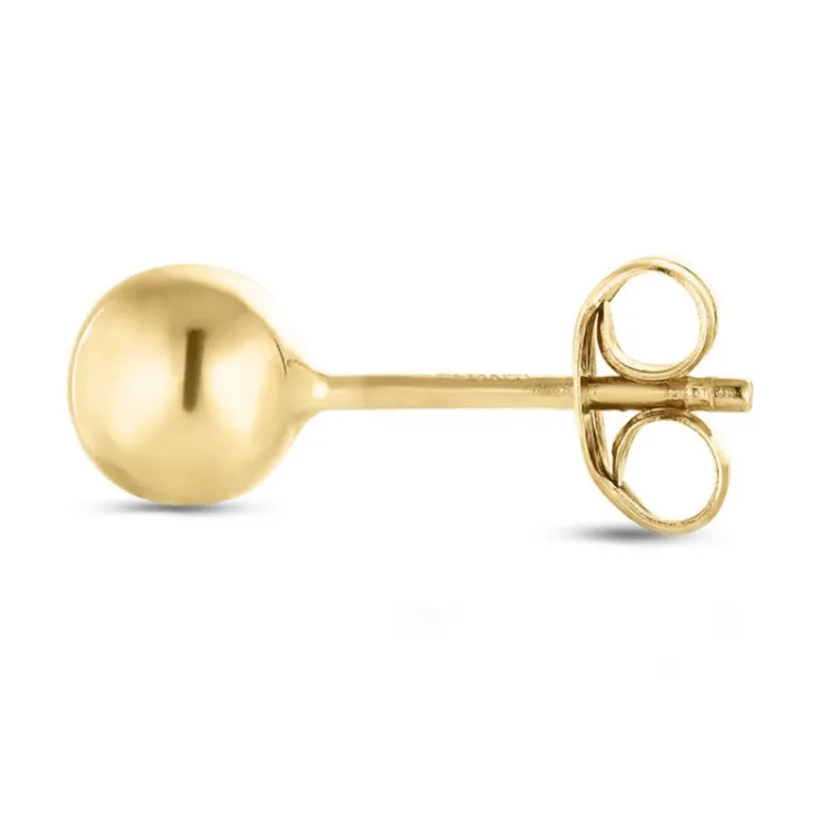 1/2 paria 4 mm korvarenkaat 9 karaatin kultaa - Gold Collection