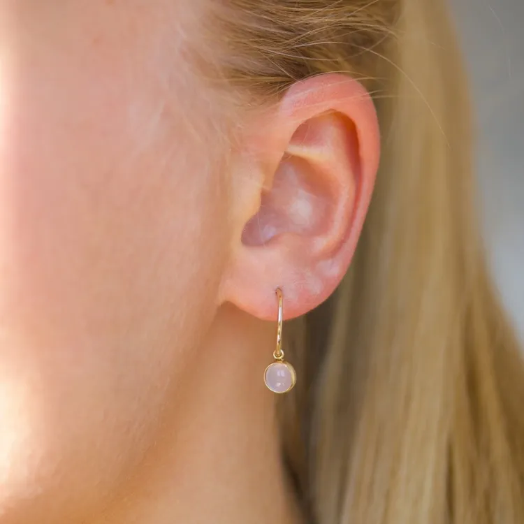 12,5 mm rengas 9 karaatin kultaa kanssa synteettistä kvartsia - Gold Collection