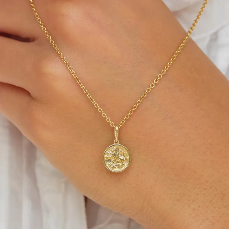 tähtikuvio leijona riipus  9 karaatin kultaa - Gold Collection