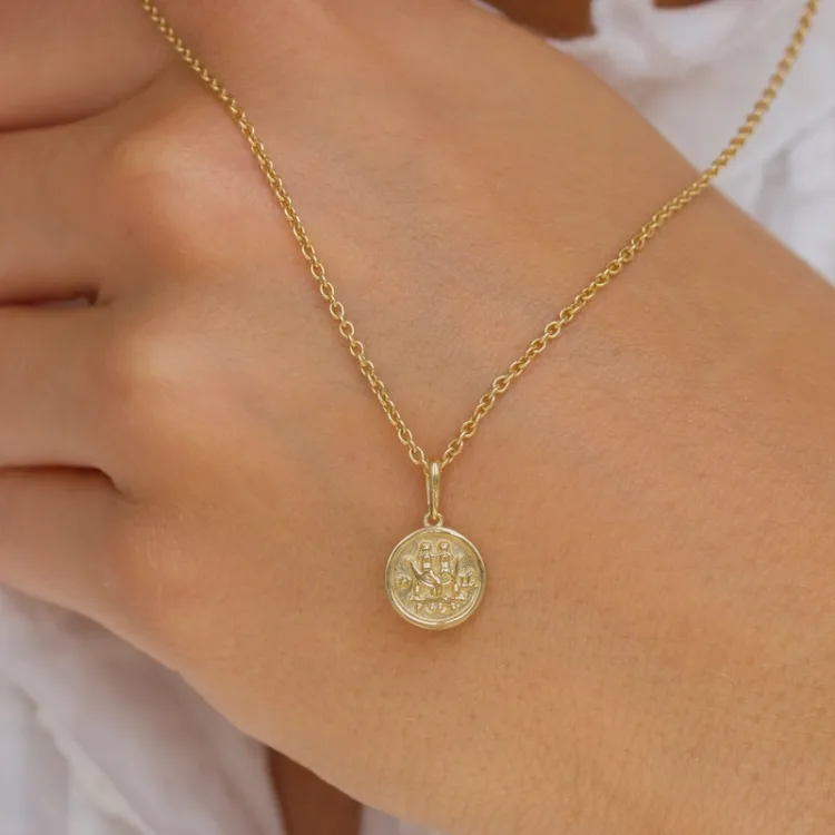 tähtikuvio kaksoset riipus  9 karaatin kultaa - Gold Collection